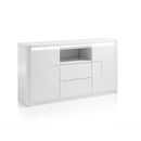 Bellini White High Gloss 2 Doors Sideboard by Lavishway | Sideboards-26018