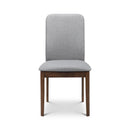 Berkeley Classic Grey Linen Dining Chair by Lavishway | Dining Chairs-21004