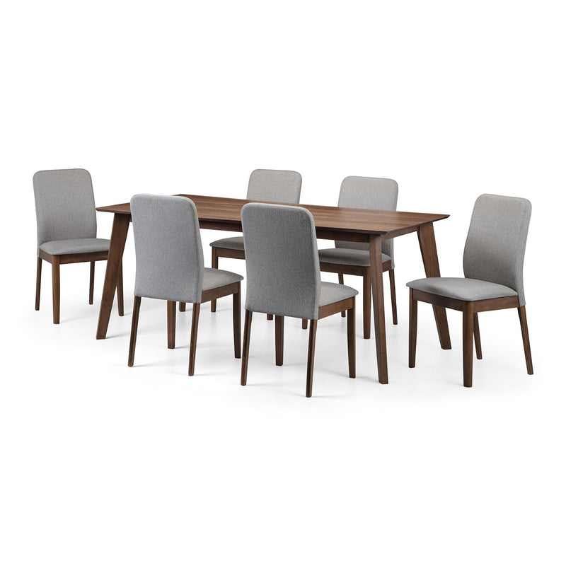 Berkeley Walnut Classic Wooden Dining Table by Lavishway | Dining Tables-20996