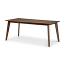 Berkeley Walnut Classic Wooden Dining Table by Lavishway | Dining Tables-20997