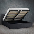 Berlin Velvet Ottoman Single Bed by Lavishway | Ottoman Beds-35602