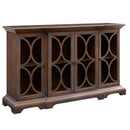 Berlino Brown Painted 4 Door Wooden Sideboard by Lavishway | Sideboards-26000