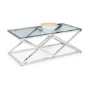 Biarritz Glass Top Coffee Table by Lavishway | Coffee Tables-20982