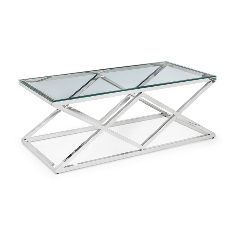 Biarritz Glass Top Coffee Table by Lavishway | Coffee Tables-20984
