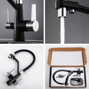 Black Pull Down Spray Kitchen Sink Tap by Lavishway | Kitchen Faucets-48573