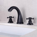 Black Widespread Dual Holder Bathroom Tap by Lavishway | Bathroom Faucet-49033