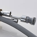 Black & Chrome Pull Out Bathroom Tap by Lavishway | Bathroom Faucet-49334