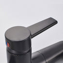 Black & Chrome Pull Out Bathroom Tap by Lavishway | Bathroom Faucet-49331