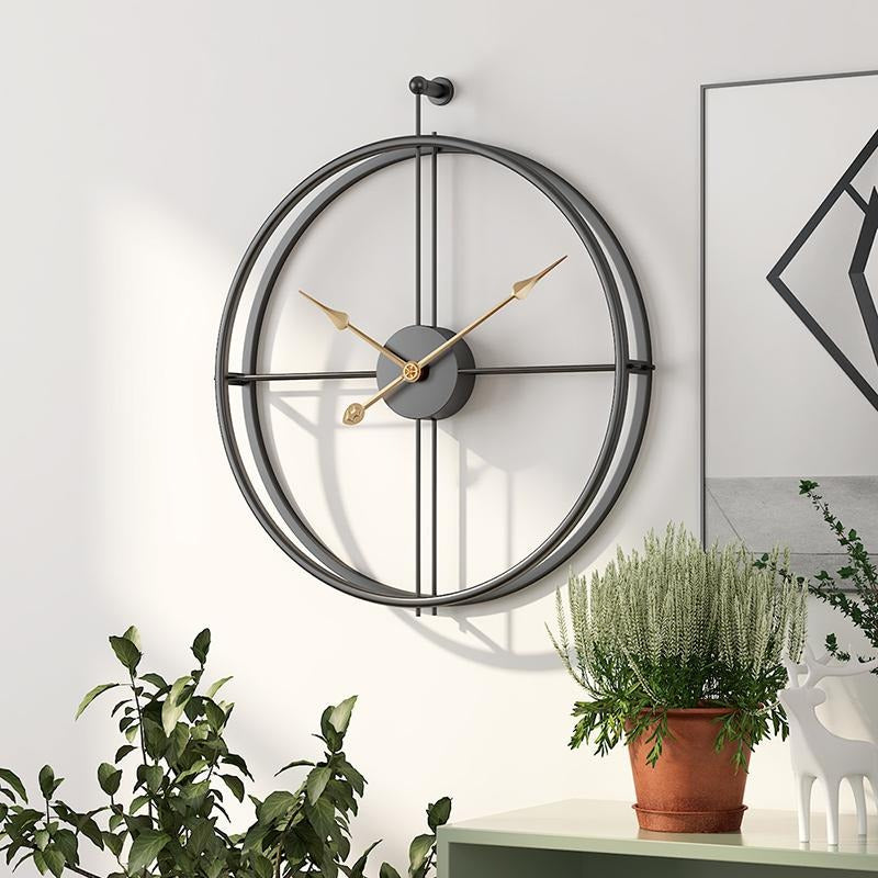 Nordic Design Gold Modern Wall Clock by Lavishway | Wall Clocks-39542
