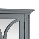 Blakely Grey Painted Wooden 2 Doors Chest by Lavishway | Chest Of Drawers-25997