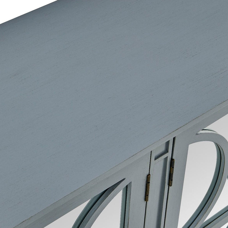 Blakely Grey Painted 4 Doors Wooden Sideboard by Lavishway | Sideboards-25965