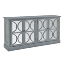 Blakely Grey Painted 4 Doors Wooden Sideboard by Lavishway | Sideboards-25959