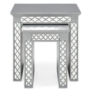 Blakely Grey Painted Nest of 2 Tables by Lavishway | Nest of Tables-25923