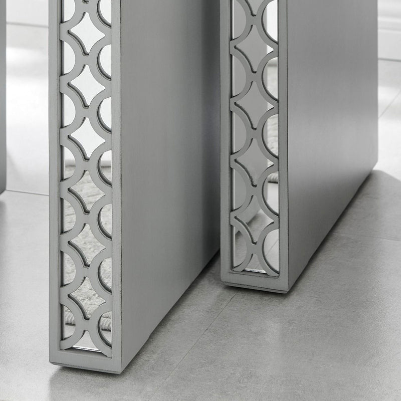 Blakely Grey Painted Nest of 2 Tables by Lavishway | Nest of Tables-25925