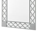 Blakely Grey Painted Wall Mirror by Lavishway | Wall Mirrors-25946