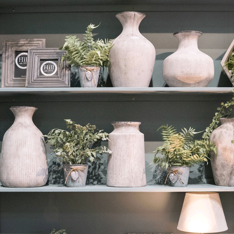 Bloomville Ellipse Stone Effect Vase by Lavishway | Vases-51061