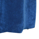 Burford Blue Velvet Star Design Footstool by Lavishway | Footstool-22329