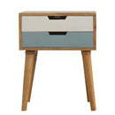 Burford 2 Drawers Bedside Table by Lavishway | Bedside Tables-22480