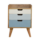 Burford 3 Drawers Bedside Table by Lavishway | Bedside Tables-22434