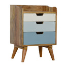 Burford 3 Drawers Bedside Table by Lavishway | Bedside Tables-22432