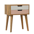 Burford 2 Drawers Bedside Table by Lavishway | Bedside Tables-22479