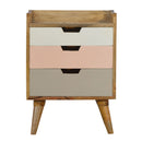 Burford 3 Drawers Bedside Table by Lavishway | Bedside Tables-22435