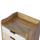 Burford 3 Drawers Bedside Table by Lavishway | Bedside Tables-22444