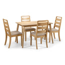 Boden Oak 4 seater Wooden Dining Table by Lavishway | Dining Tables-20937