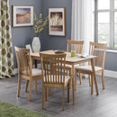 Boden Oak 4 seater Wooden Dining Table by Lavishway | Dining Tables-20936