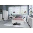 Bolton White 2 Drawers Bedside Cabinet by Lavishway | Bedside Tables-31430