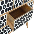 Lavoie Solid Wood Bone Inlay 8 Drawers Chest by Lavishway | Chest Of Drawers-22208