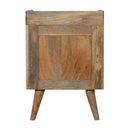 Lavoie Gallery Back 3 Drawers Bedside Table by Lavishway | Bedside Tables-22192