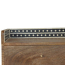 Lavoie Gallery Back 3 Drawers Bedside Table by Lavishway | Bedside Tables-22195