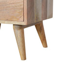 Lavoie Gallery Back 3 Drawers Bedside Table by Lavishway | Bedside Tables-22197