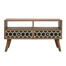 Lavoie Modern Bone Inlay 2 Drawers TV Unit by Lavishway | TV Units Cabinets-22124