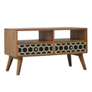 Lavoie Modern Bone Inlay 2 Drawers TV Unit by Lavishway | TV Units Cabinets-22123