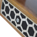 Lavoie Modern Bone Inlay 2 Drawers TV Unit by Lavishway | TV Units Cabinets-22129