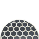 Lavoie Bone Inlay Honey Comb Occasional Stool by Lavishway | Stools & Pouffes-22112