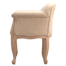 Bordrum Natural Fabric Accent Chair by Lavishway | Accent Chairs-60106