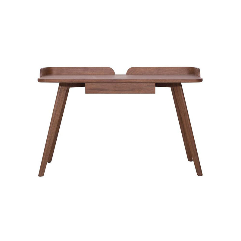 Bori Classic Marble Top Desk Walnut Finish by Lavishway | Reclaimed Wood Desks-23278