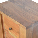 Boston Solid Wood 2 Drawers Bedside Table by Lavishway | Bedside Tables-22055