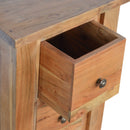 Boston Solid Wood 2 Drawers Bedside Table by Lavishway | Bedside Tables-22054