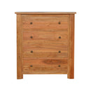 Boston 4 Drawers Mango Wood Chest of Drawers by Lavishway | Chest Of Drawers-22026