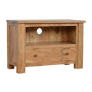 Boston Wooden 1 Drawer TV Unit With Storage by Lavishway | TV Units Cabinets-21992