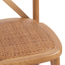 Bourton Light Oak Cross Back Bar Stool by Lavishway | Bar Stools-51155