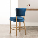 Bourton Upholstery Velvet Bar Stool by Lavishway | Bar Stools-25900
