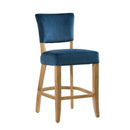 Bourton Upholstery Velvet Bar Stool by Lavishway | Bar Stools-25902
