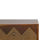 Salisbury 3 Drawer Bedside Table by Lavishway | Bedside Tables-21964