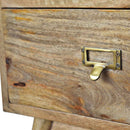 Nordic Solid Wood 2 Drawers Bedside Table by Lavishway | Bedside Tables-21956