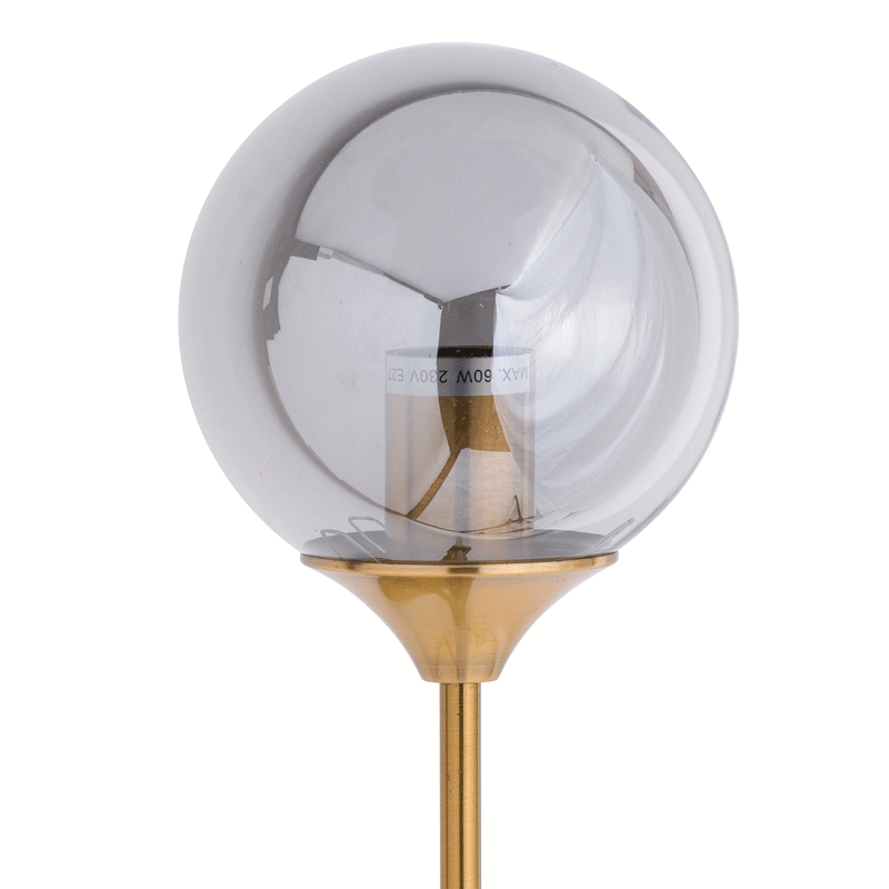 Smoked Glass Globe Wall Pendant by Lavishway | Pendant Lighting-51520